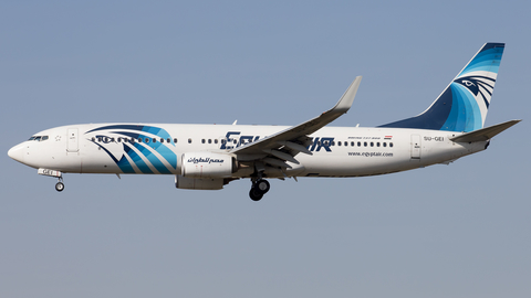 EgyptAir Boeing 737-866 (SU-GEI) at  Barcelona - El Prat, Spain