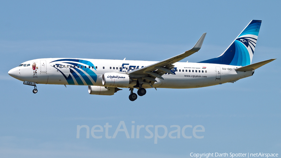 EgyptAir Boeing 737-866 (SU-GEI) | Photo 378179