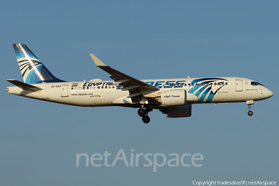 EgyptAir Express Airbus A220-300 (SU-GEX) | Photo 373982