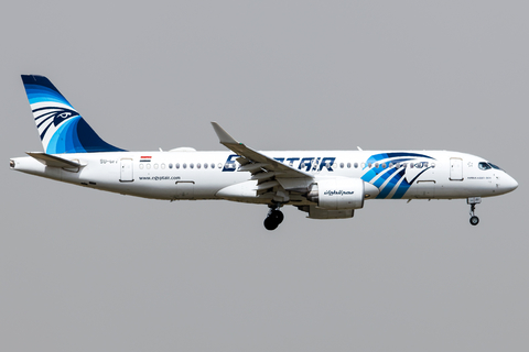EgyptAir Airbus A220-300 (SU-GFF) at  Larnaca - International, Cyprus