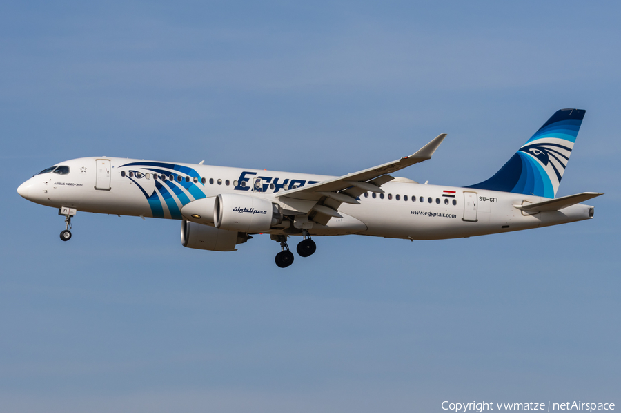 EgyptAir Airbus A220-300 (SU-GFI) | Photo 593826