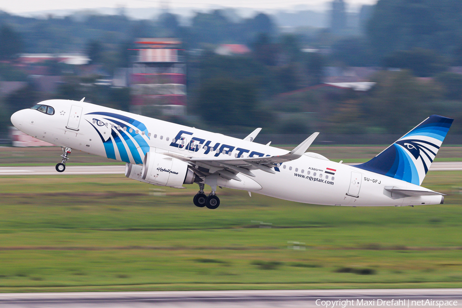 EgyptAir Airbus A320-251N (SU-GFJ) | Photo 496042
