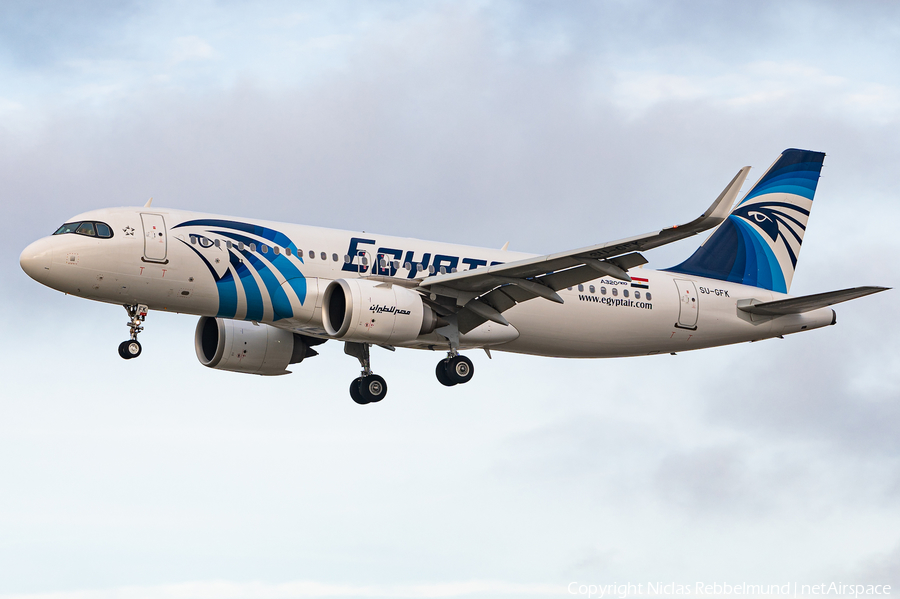 EgyptAir Airbus A320-251N (SU-GFK) | Photo 481051