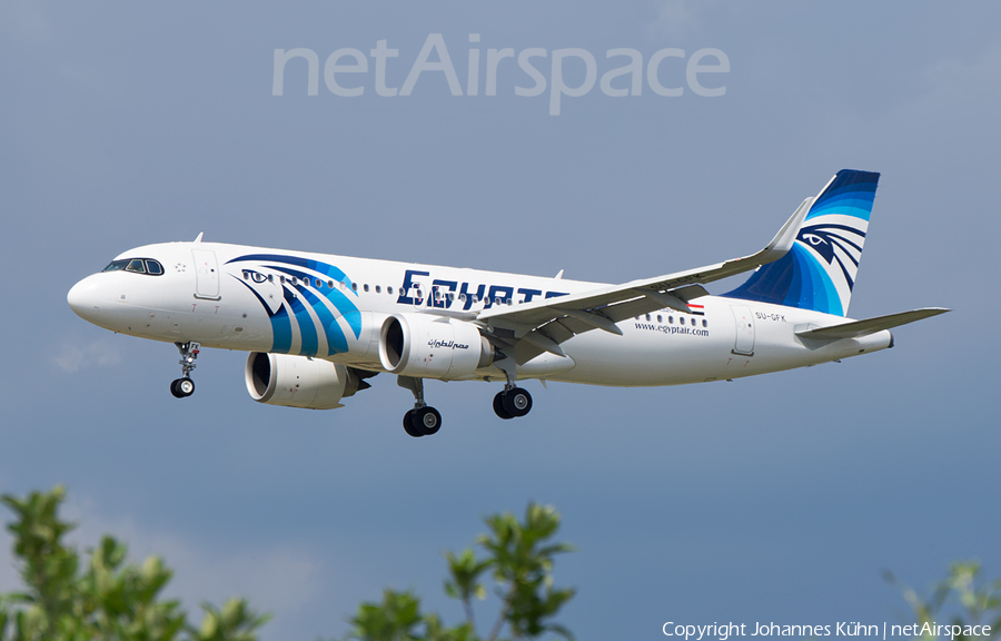 EgyptAir Airbus A320-251N (SU-GFK) | Photo 395413