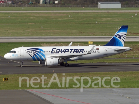 EgyptAir Airbus A320-251N (SU-GFL) at  Dusseldorf - International, Germany