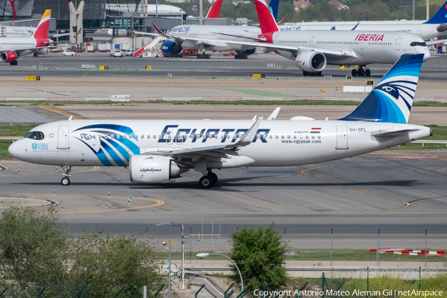 EgyptAir Airbus A320-251N (SU-GFL) | Photo 629054