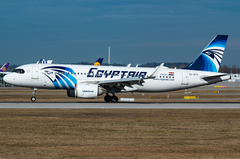 EgyptAir Airbus A320-251N (SU-GFO) at  Munich, Germany