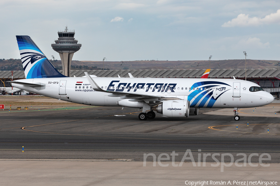 EgyptAir Airbus A320-251N (SU-GFQ) | Photo 629192