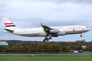 Egyptian Government Airbus A340-211 (SU-GGG) at  Glasgow - Prestwick, United Kingdom