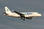 KoralBlue Airbus A319-112 (SU-KBB) at  Hamburg - Fuhlsbuettel (Helmut Schmidt), Germany