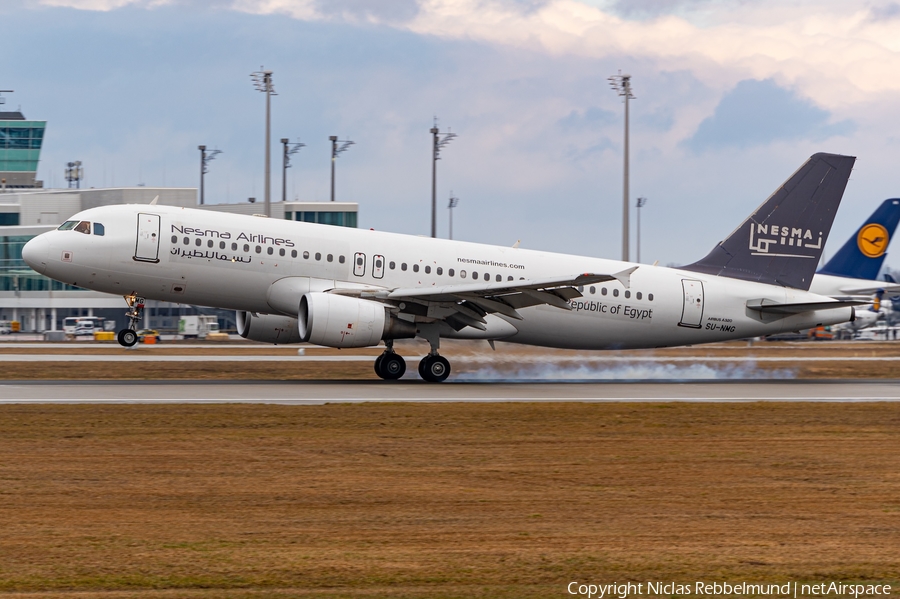 Nesma Airlines Airbus A320-214 (SU-NMG) | Photo 611111