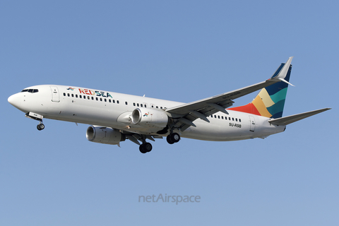 Red Sea Airlines Boeing 737-8Q8 (SU-RSB) at  Warsaw - Frederic Chopin International, Poland