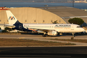 AlMasria Universal Airlines Airbus A320-232 (SU-TCE) at  Lisbon - Portela, Portugal