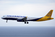 Olympus Airways Airbus A321-231 (SX-ABY) at  Tenerife Sur - Reina Sofia, Spain