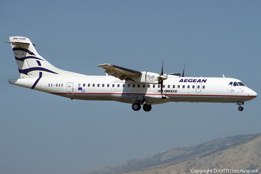 Aegean Airlines ATR 72-202 (SX-BAO) | Photo 513176