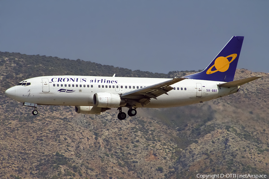 Cronus Airlines Boeing 737-33A (SX-BBT) | Photo 508818