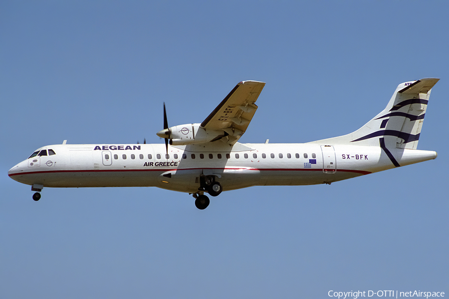 Aegean Airlines ATR 72-202 (SX-BFK) | Photo 507673