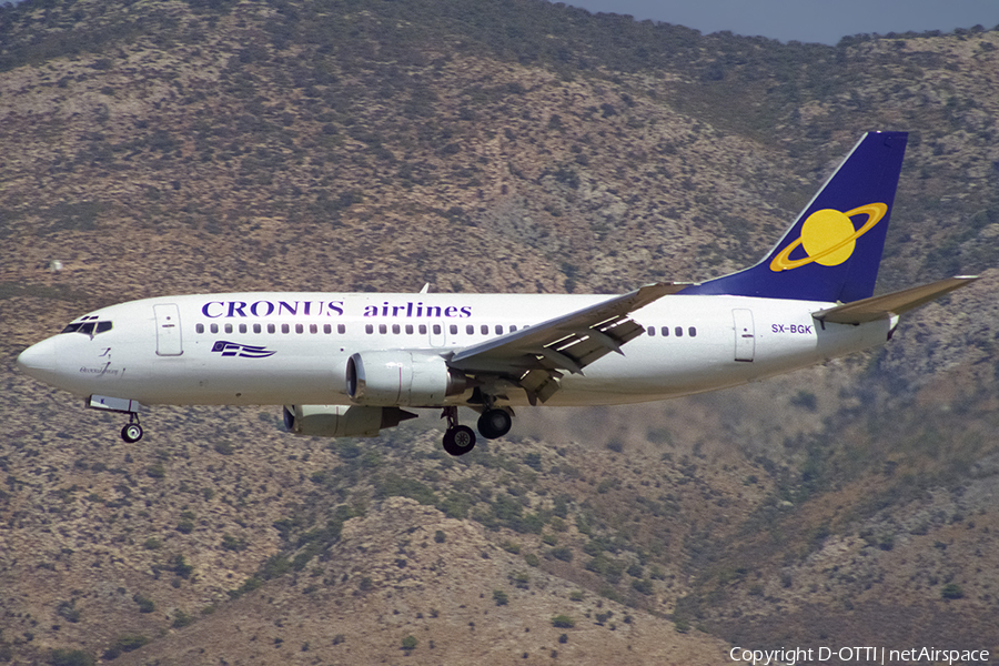 Cronus Airlines Boeing 737-3Y0 (SX-BGK) | Photo 508817