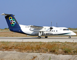 Olympic Air de Havilland Canada DHC-8-102A (SX-BIP) at  Rhodes, Greece