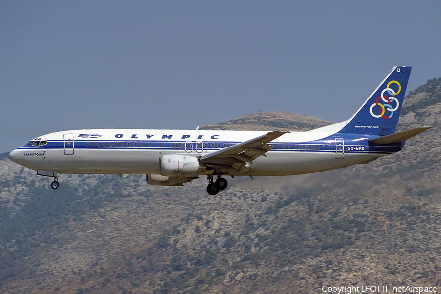 Olympic Airlines Boeing 737-484 (SX-BKD) | Photo 508815