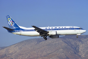 Olympic Airways Boeing 737-4Q8 (SX-BKM) at  Athens - Ellinikon (closed), Greece