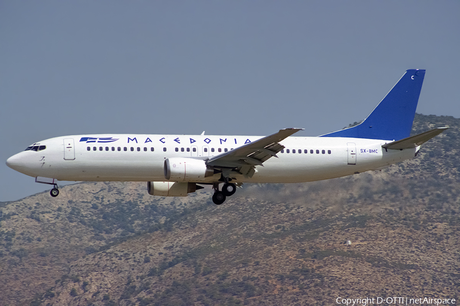 Macedonian Airlines (Olympic) Boeing 737-42J (SX-BMC) | Photo 511382