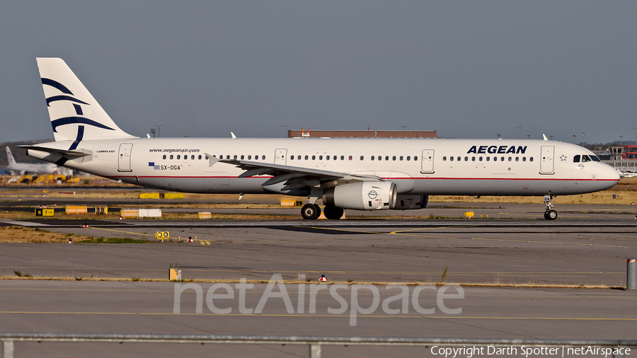 Aegean Airlines Airbus A321-231 (SX-DGA) | Photo 325846
