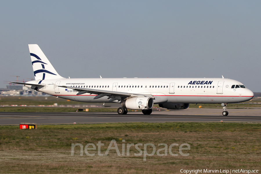 Aegean Airlines Airbus A321-231 (SX-DGA) | Photo 553652