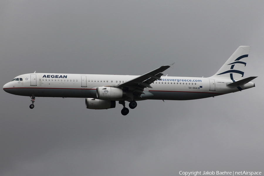 Aegean Airlines Airbus A321-231 (SX-DGA) | Photo 148442