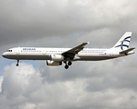 Aegean Airlines Airbus A321-231 (SX-DGA) at  London - Heathrow, United Kingdom