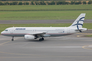 Aegean Airlines Airbus A320-232 (SX-DGB) at  Vienna - Schwechat, Austria