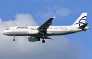 Aegean Airlines Airbus A320-232 (SX-DGB) at  Warsaw - Frederic Chopin International, Poland