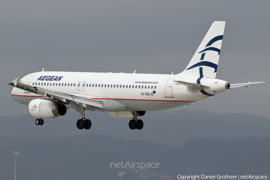 Aegean Airlines Airbus A320-232 (SX-DGE) | Photo 99539