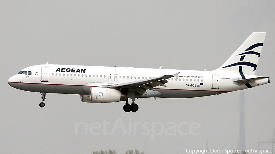 Aegean Airlines Airbus A320-232 (SX-DGE) | Photo 206211
