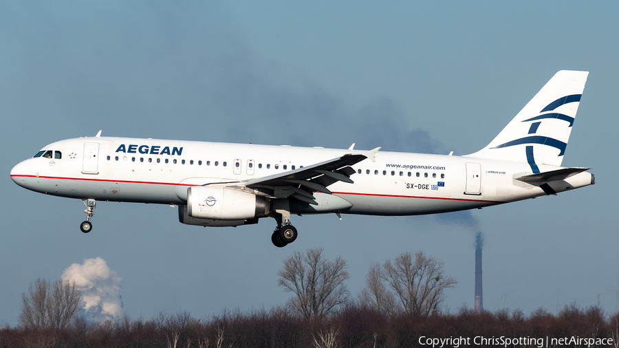 Aegean Airlines Airbus A320-232 (SX-DGE) | Photo 292586