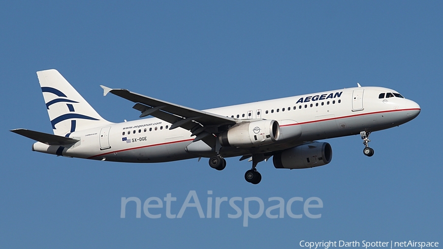 Aegean Airlines Airbus A320-232 (SX-DGE) | Photo 208783