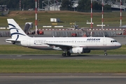 Aegean Airlines Airbus A320-232 (SX-DGE) at  Hamburg - Fuhlsbuettel (Helmut Schmidt), Germany