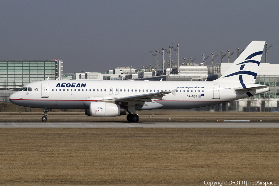 Aegean Airlines Airbus A320-232 (SX-DGE) | Photo 140752