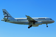 Aegean Airlines Airbus A319-132 (SX-DGF) at  Corfu - International, Greece