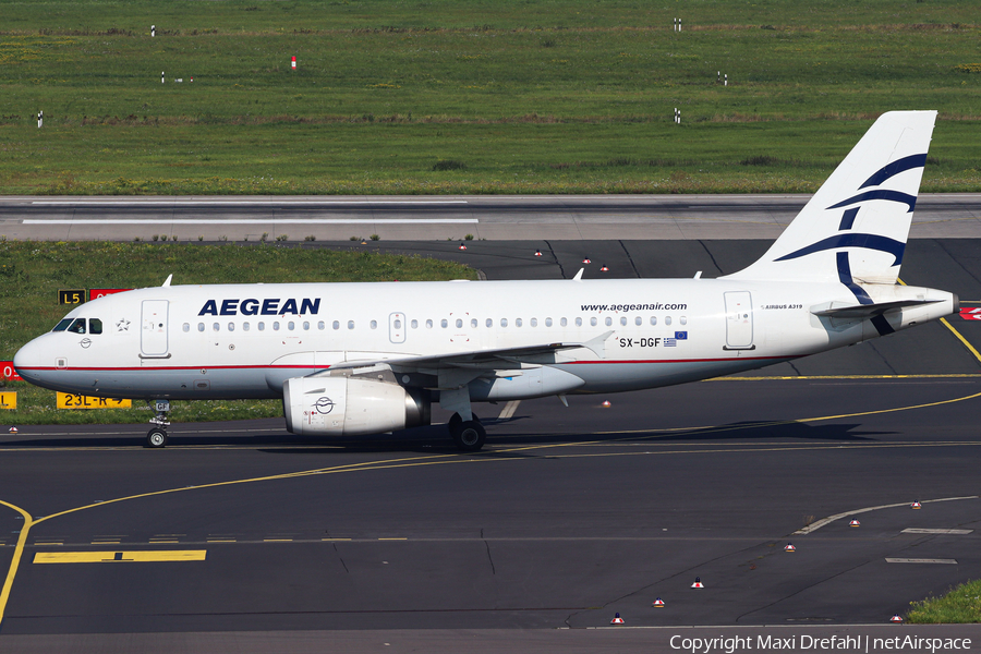 Aegean Airlines Airbus A319-132 (SX-DGF) | Photo 502542