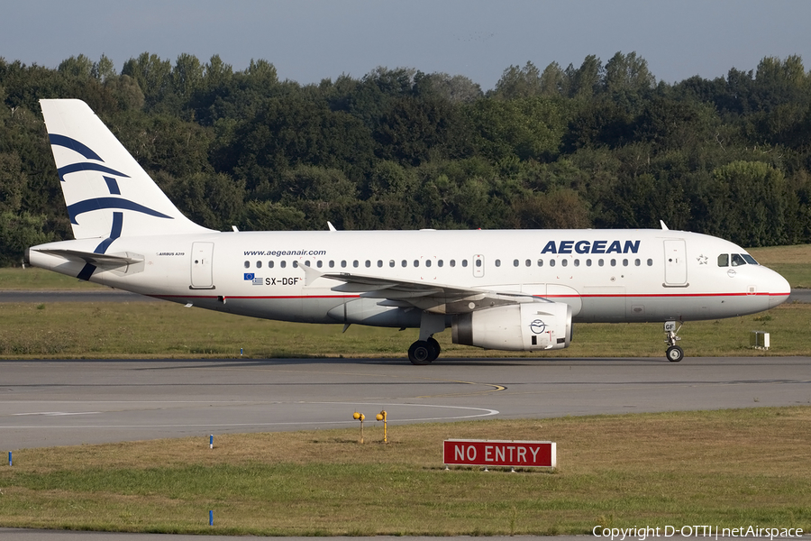 Aegean Airlines Airbus A319-132 (SX-DGF) | Photo 140753