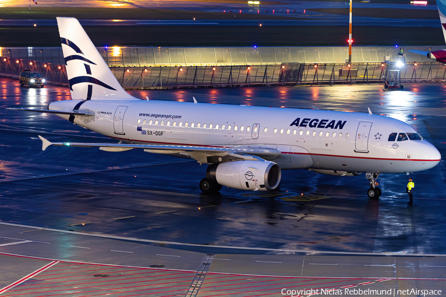 Aegean Airlines Airbus A319-132 (SX-DGF) | Photo 366200