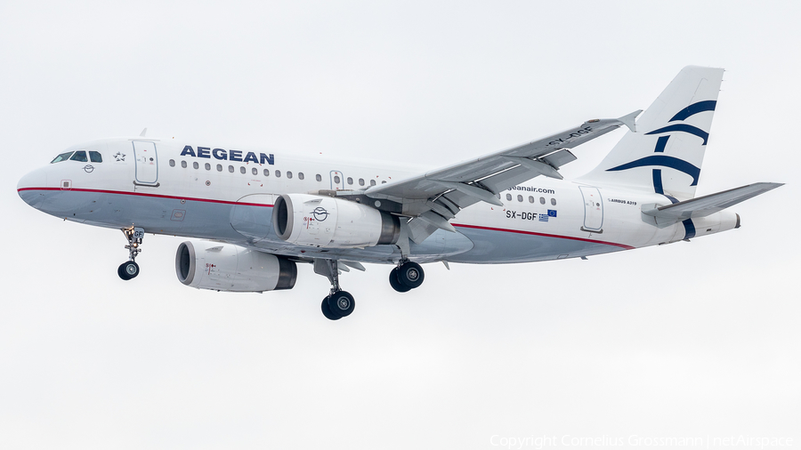 Aegean Airlines Airbus A319-132 (SX-DGF) | Photo 429971