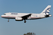 Aegean Airlines Airbus A319-132 (SX-DGF) at  Hamburg - Fuhlsbuettel (Helmut Schmidt), Germany