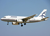 Aegean Airlines Airbus A319-132 (SX-DGF) at  Rhodes, Greece