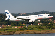 Aegean Airlines Airbus A320-232 (SX-DGL) at  Corfu - International, Greece