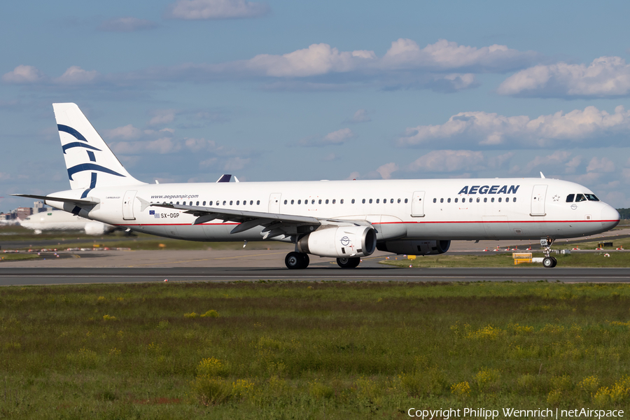 Aegean Airlines Airbus A321-231 (SX-DGP) | Photo 450368