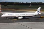 Aegean Airlines Airbus A321-231 (SX-DGP) at  Hamburg - Fuhlsbuettel (Helmut Schmidt), Germany