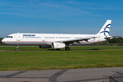 Aegean Airlines Airbus A321-231 (SX-DGP) at  Hamburg - Fuhlsbuettel (Helmut Schmidt), Germany