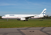 Aegean Airlines Airbus A321-231 (SX-DGP) at  Hamburg - Fuhlsbuettel (Helmut Schmidt), Germany